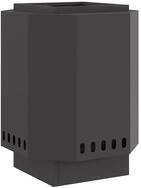 vidaXL Feuerstelle Rauchfreier Feuerkorb Schwarz 38 x 38 x 51 cm Stahl, (1-St)