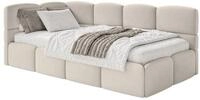 Selsey Jugendbett CLOUDY, mit Eck-Kopfteil, Lattenrost, Bettkasten und