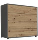 BMG M&ouml;bel Kommode Mailand 3 (Schubladenkommode Sideboard Kommode Anrichte, in