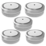 NEMAXX M1-Mini VdS G216020 EN14604 10 Jahre 85dB 3V Lithium Hush Silber 5x