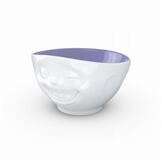 FIFTYEIGHT PRODUCTS M&uuml;slischale Schale Lachend innen Lavendel - 500 ml, (1-tlg)