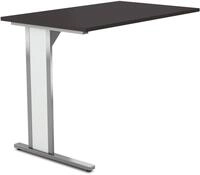 KERKMANN Schreibtisch Anbautisch Aveto Wangengestell 100x60x68-76cm...