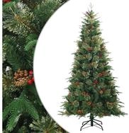 vidaXL K&uuml;nstlicher Weihnachtsbaum K&uuml;nstlicher klappbarer Weihnachtsbaum mit