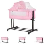 Chipolino Komplettbett Beistellbett 2 in 1 Zen, Laufstall Moskitonetz Matratze...