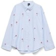 Vero Moda Hemdbluse VMTIRA LS SHIRT WVN Materialmix