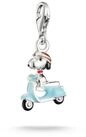 THOMAS SABO Charm-Einh&auml;nger THOMAS SABO x Peanuts Snoopy auf der Vespa Charm -