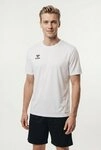 hummel Trainingsshirt HMLESSENTIAL JERSEY S/S Kurzarm-Design, mit...