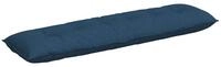 vidaXL R&uuml;ckenkissen R&uuml;ckenkissen Blau 180 x 19 x 50 cm Stoff, 1-tlg.
