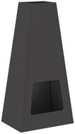 vidaXL Feuerstelle Feuerstelle Schwarz 50 x 35 x 100 cm Stahl, (1-St)