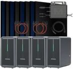 SUNNIVA Balkonkraftwerk 4000W Balkonkraftwerk mit 8,96 kWh Speicher, (MARSTEK 4x