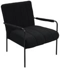 SVITA Loungesessel KYLE, Loungestuhl, Teddy-Boucle, Schwarz