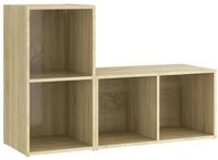 vidaXL TV-Schrank TV-Schr&auml;nke 2 Stk. Sonoma-Eiche 72x35x36,5 cm Holzwerkstoff...