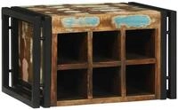 vidaXL Barschrank Weinregal 2 pcs 46 x 35 x 27,5 cm Massives upgecyceltes Holz...