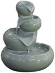 Dehner Zimmerbrunnen Malahi, Wasserspiel, &Oslash; 21,5 cm, H&ouml;he 24.5 cm, Keramik,...