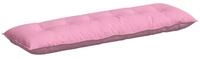 vidaXL R&uuml;ckenkissen R&uuml;ckenkissen Rosa 160 x 19 x 50 cm Stoff, 1-tlg.