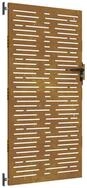 vidaXL Gartentor Gartentor 85x200 cm Cortenstahl Quadratisches Design