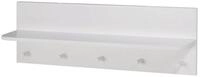 roba&reg; Wandgarderobe Wandregal, in Lichtgrau oder wei&szlig;, Wandregal mit Ablage, 5
