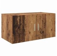 vidaXL H&auml;ngeschrank Wandschrank Altholz 80 x 42,5 x 40 cm Holzwerkstoff (1-St)