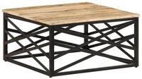 vidaXL Couchtisch Couchtisch 68 x 68 x 35 cm Massivholz (1-St)
