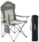 relaxdays Campingstuhl Faltbarer Camping Stuhl, grau
