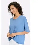 heine T-Shirt Shirt Kurzarm blau 34