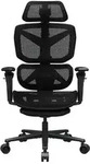 Cougar Gaming-Stuhl Terminator Air Universal-Gamingstuhl Netz-Sitz Schwarz