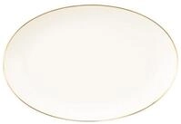 Seltmann Weiden Servierplatte Savona Goldlinie Servierplatte 31,3 x 21,1 cm,