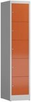 Steelboxx F&auml;cherschrank Schlie&szlig;fachschrank 5 F&auml;cher Spindschrank (1-St)