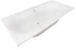 Belvit Badewanne Vienna Acryl Rechteckig 170x75 & 180x80 cm, Badewanne mit