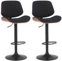 CLP Clawson (Set, 2 St., 2er), Stoffbezug, Bugholzrahmen, Metallgestell