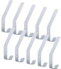 SO-TECH&reg; Kleiderhaken doppelter Wandhaken, Edelstahl, 142 x 20 x 45 mm,...