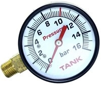 Aerotec Druckluftger&auml;te-Set Aerotec Manometer 9052070 Au&szlig;engewinde 1/4" 1 St.