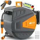tillvex Schlauchtrommel Wasser mit Wandhalterung + Tragegriff,...