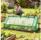 Outsunny Foliengew&auml;chshaus mit Mesh Fenster, UV-best&auml;ndige, f&uuml;r Garten zur