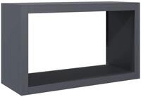 vidaXL Kaminholzregal Brennholzregal Anthrazit 100x40x60 cm Stahl