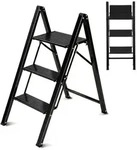 Sekey Trittleiter 2-3 Stufen Klappleiter Alu Klapptritt Faltbar Stehleiter bis...