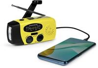 Thomson Notfallradio RT260Y Solar Taschenlampe Powerbank gelb TH390247...