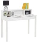 IDIMEX Schreibtisch LENNOX, B&uuml;rotisch mit Schubladen und Nische aus Kiefer
