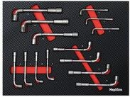 Mephisto-Tools Werkzeugset, (Set), metrisch, inkl. Soft Inlay in Carbon-Optik