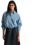 Marc O'Polo DENIM Langarmbluse aus Papertouch-Popeline blau XXS (32)