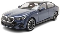 Minichamps Modellauto BMW I5 2024 dunkelblau metallic, Ma&szlig;stab 1:43
