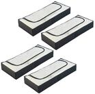 WENKO Unterbettkommode Modell Deep Black (Set, 4 St), Aufbewahrungstasche mit...
