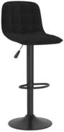 vidaXL Barhocker Barhocker Schwarz Samt (1 St)