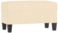 vidaXL Sitzbank Sitzbank Creme 70x35x41 cm Stoff