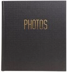 EXACOMPTA Fotoalbum Fotoalbum, 60 Seiten schwarz, 29x32 cm, OfficeByMe -...