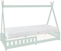 ML-DESIGN Spielbett Hausbett Tipi Zeltbett inkl. Lattenrost Bodenbett Kinder