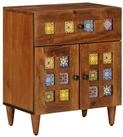 vidaXL Nachttisch Nachttisch Braun 50 x 33 x 60 cm Massivholz (1-St)