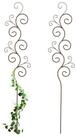 relaxdays Rankgitter Rankhilfe Bodenstecker aus Metall, 2 St., 2er Set, 2er Pack