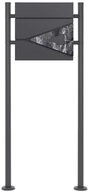 ML-DESIGN Standbriefkasten Wandbriefkasten Briefkasten Postkasten mit...