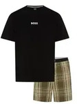 BOSS Pyjama Easy Short Set (Set, 2 tlg., 2er Set) gr&uuml;n M (48)